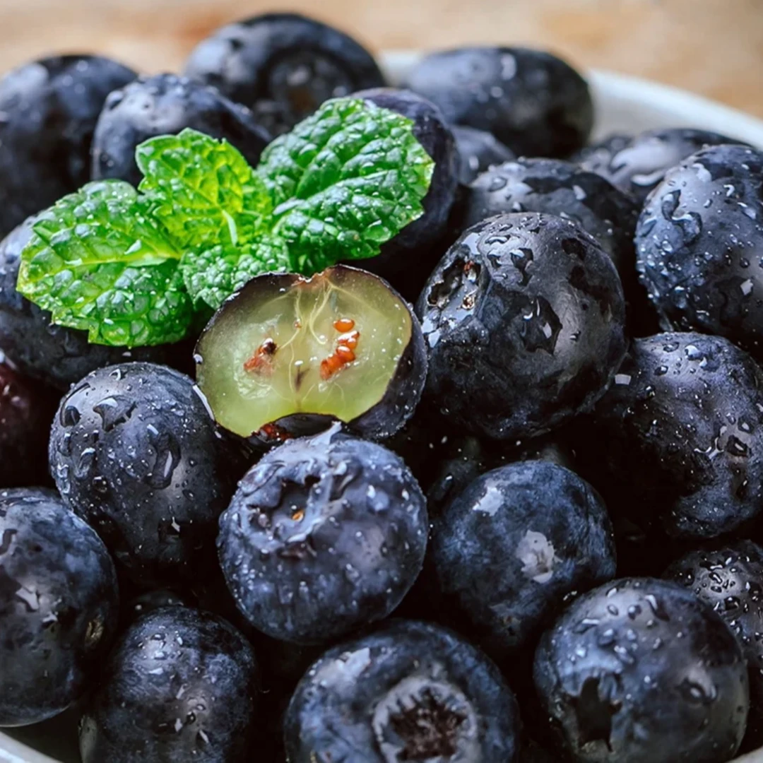 慧 【蓝莓特大果】15mm-18mm果径新鲜蓝莓现摘现发 含盒100g/盒