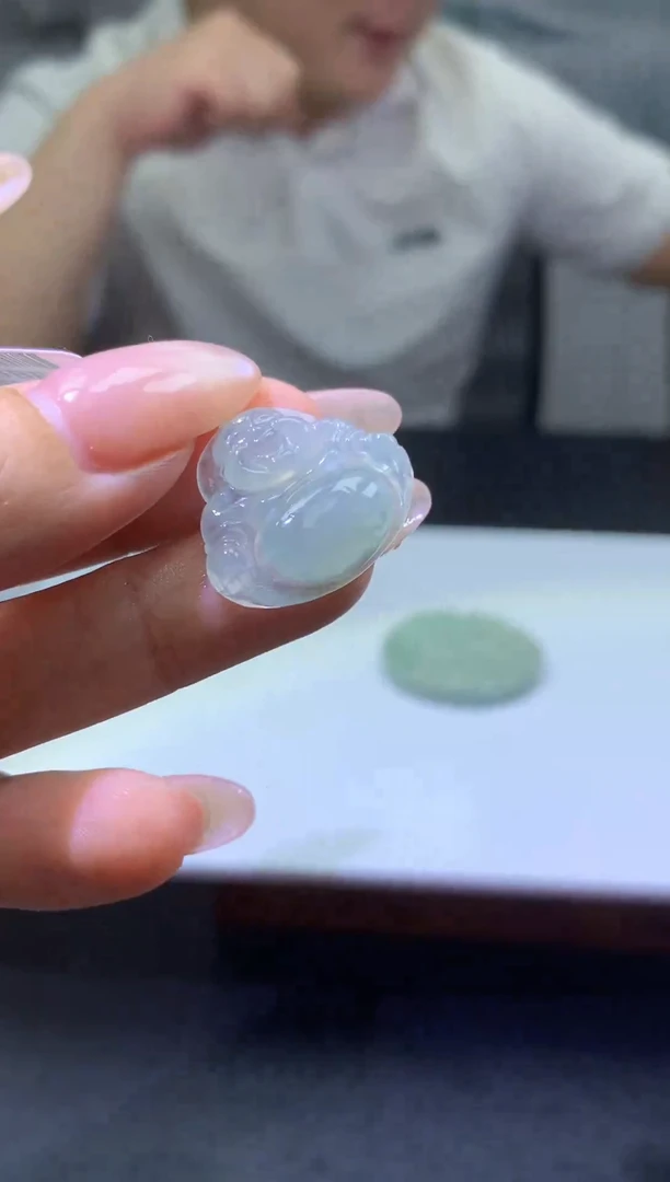 【闪购商品】定制翡翠未镶嵌888ee-毛货佛公49