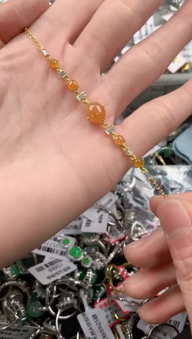 银S925镶嵌戒指翡翠   2                         9