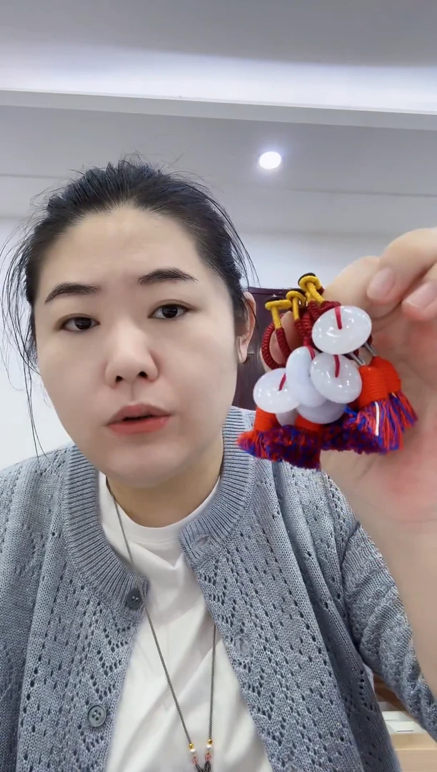 颈饰未镶嵌翡翠翡翠平安扣钥匙扣包挂多样性发货