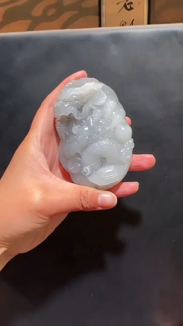 和田玉未镶嵌挂件059和田玉挂件多样性发其一