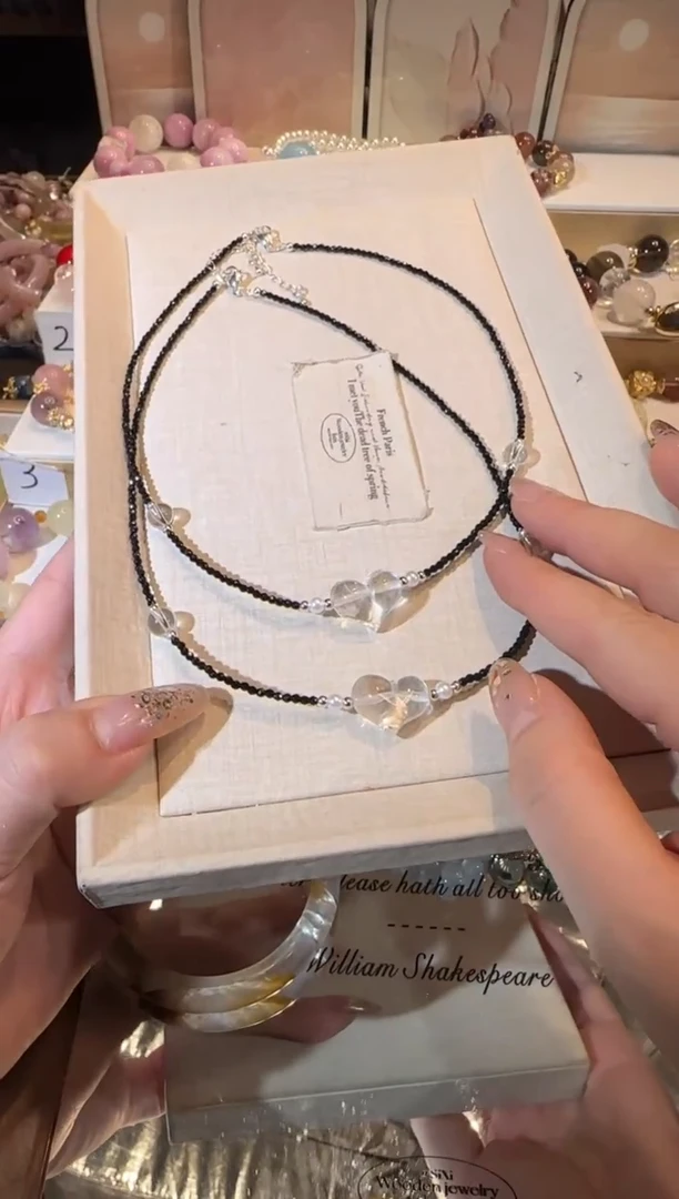 项链未镶嵌水晶多样性发一