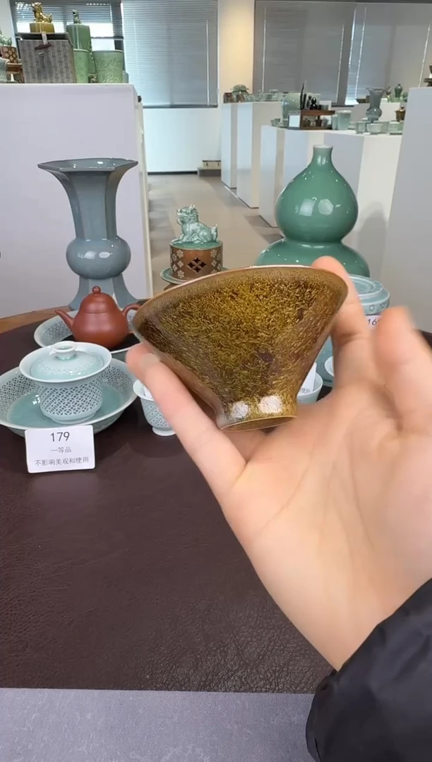 青瓷手工茶器包邮不带礼盒