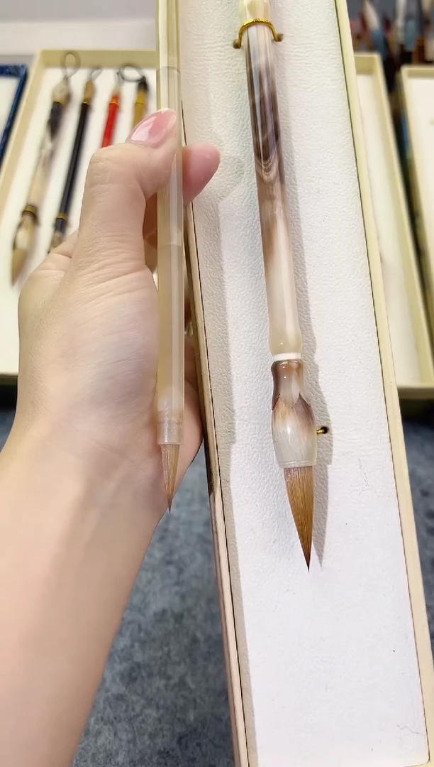 莲花牛角狼毫3.4出峰