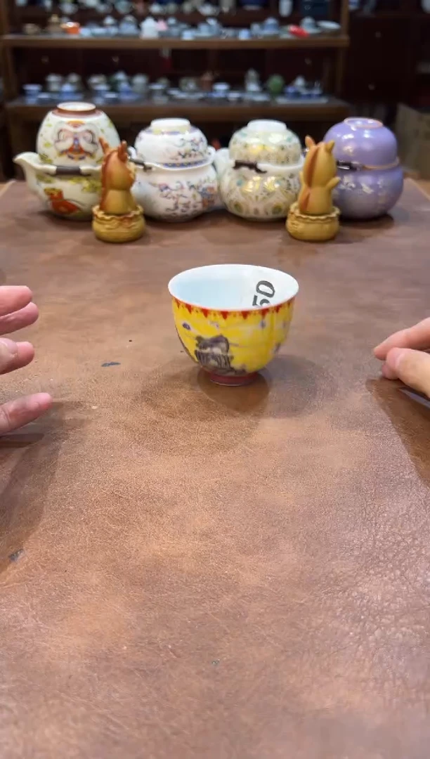 真的很便宜超好看会开片的旅行茶具