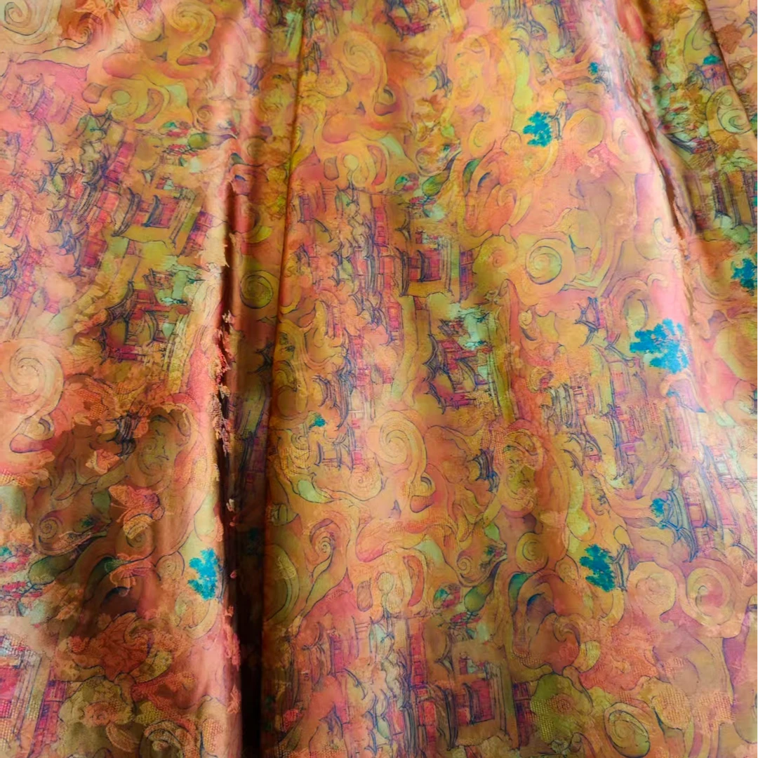 新中式花萝 L-10服装面料