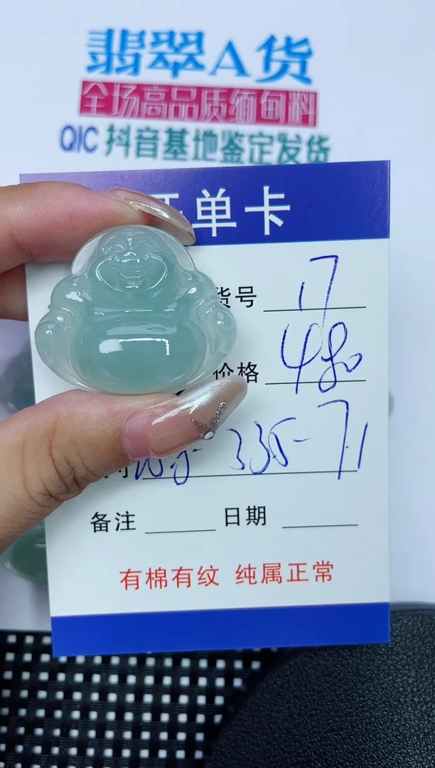 翡翠未镶嵌吊坠(不含链)17