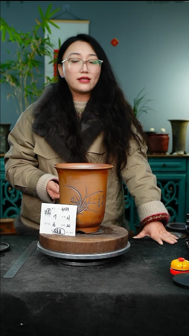 紫砂花盆4139颜色不挑