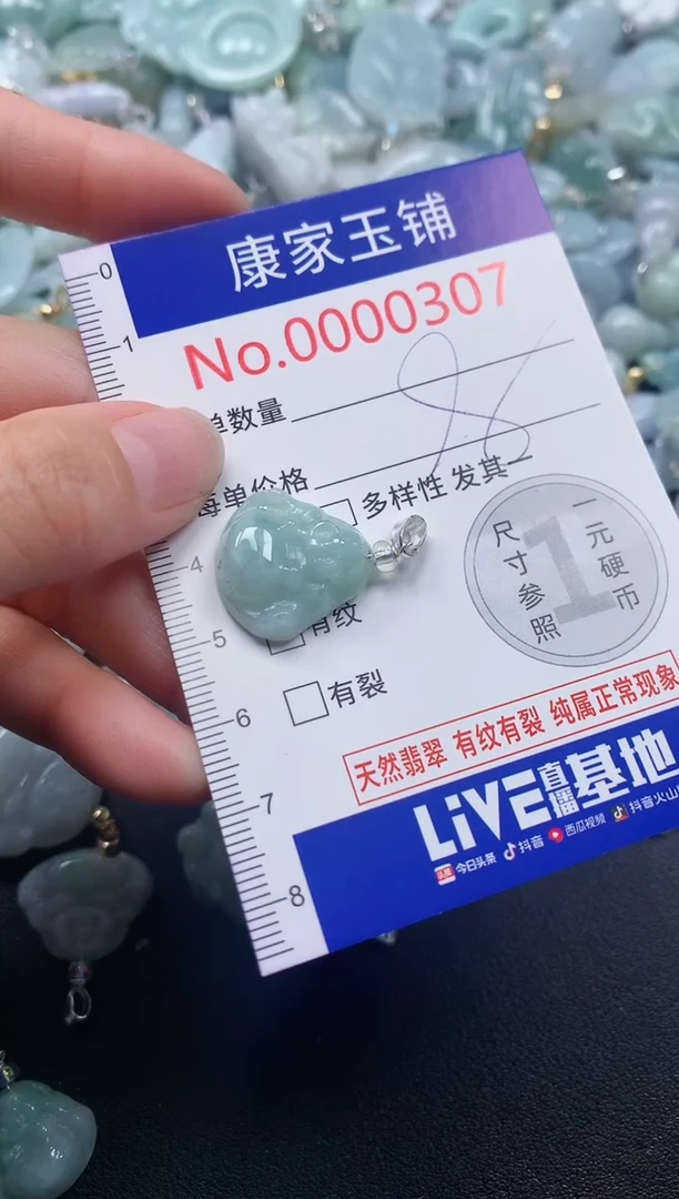 吊坠(不含链)未镶嵌翡翠307