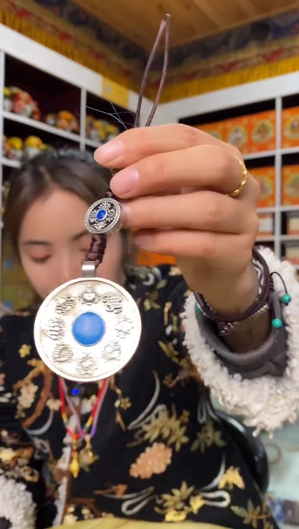 【闪购商品】泥塑八吉祥挂件-与实物略有差异介意者慎拍