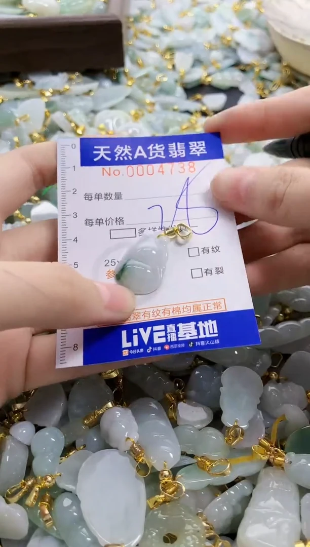 颈饰未镶嵌翡翠天然A货翡翠