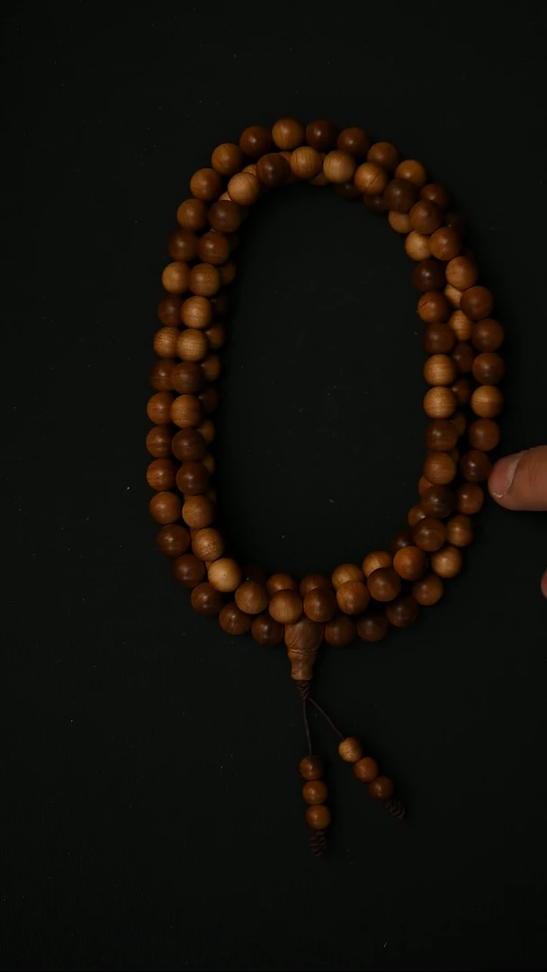 檀香木手串/手链拆房料0.8*108横沉-6号