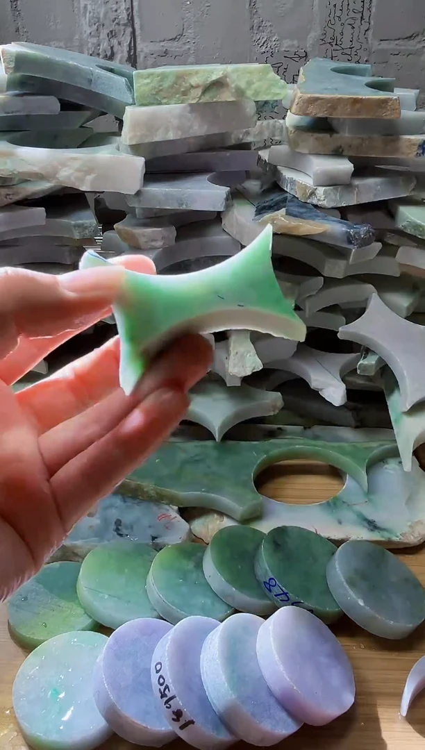 裸石翡翠天然翡翠A货余 南 457