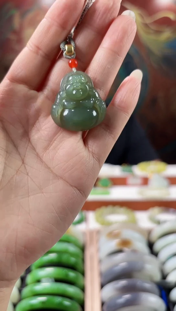 和田玉未镶嵌吊坠(不含链)02