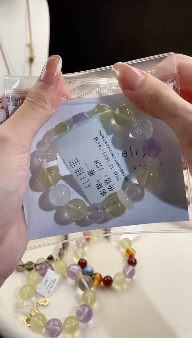 未镶嵌手串水晶鹿*?天然多宝水晶手串