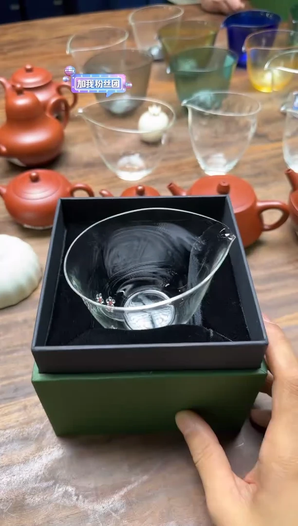 魏小玻 水滴公杯 透明款·小花