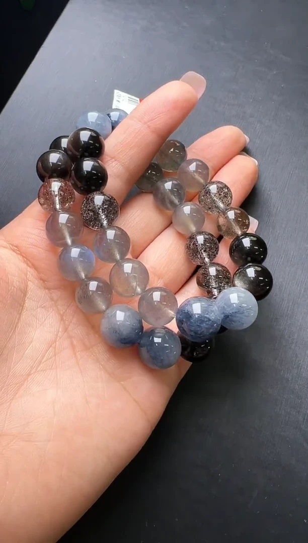 手串未镶嵌长石灰月光星澜手串多样性发一 Z24552梦