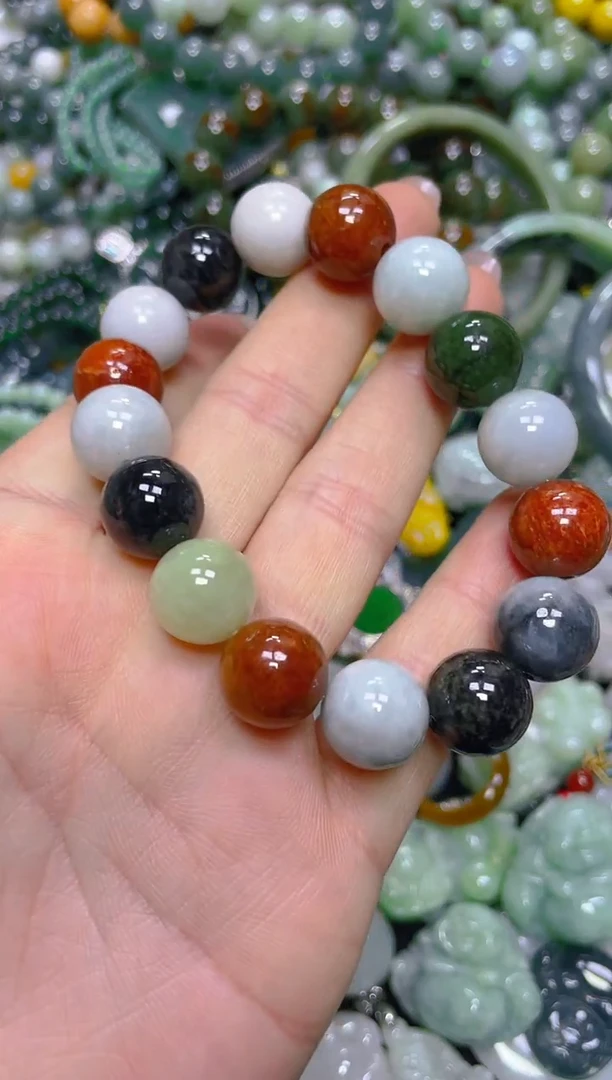 颈饰未镶嵌翡翠13MM