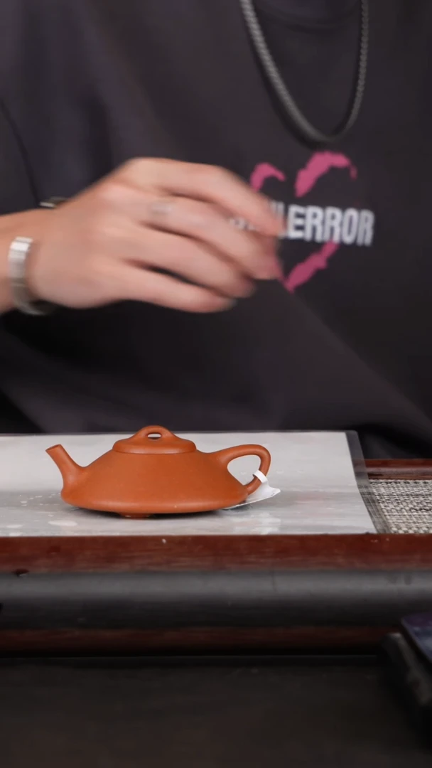 【闪购商品】紫砂茶壶59降坡泥合瓢110全手