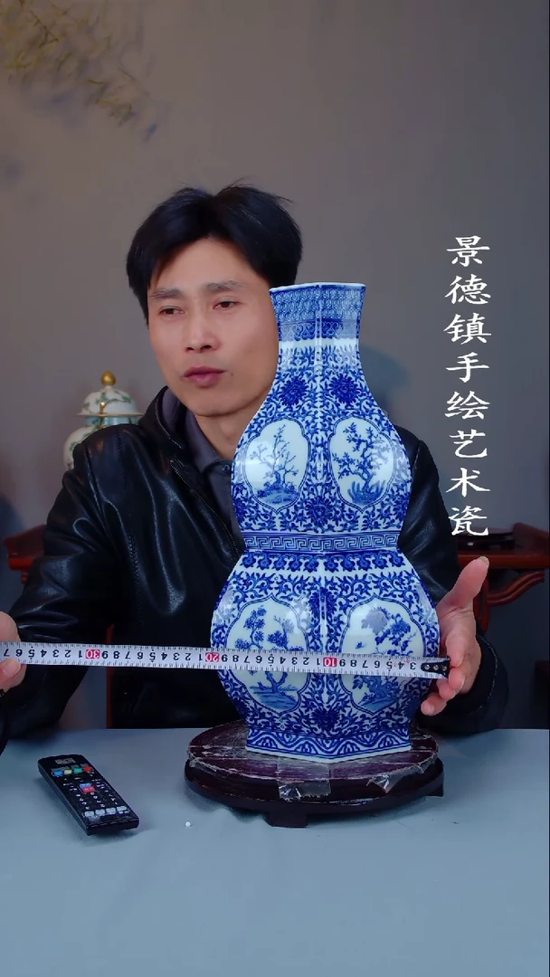 摆件陶瓷景德镇手工手绘陶瓷摆件18