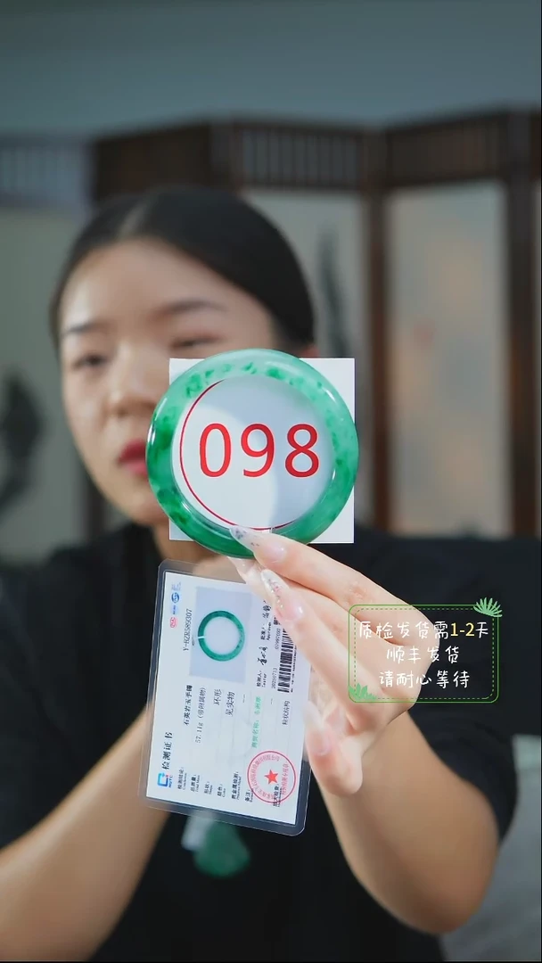 未镶嵌手镯石英质玉（非洲翠）60