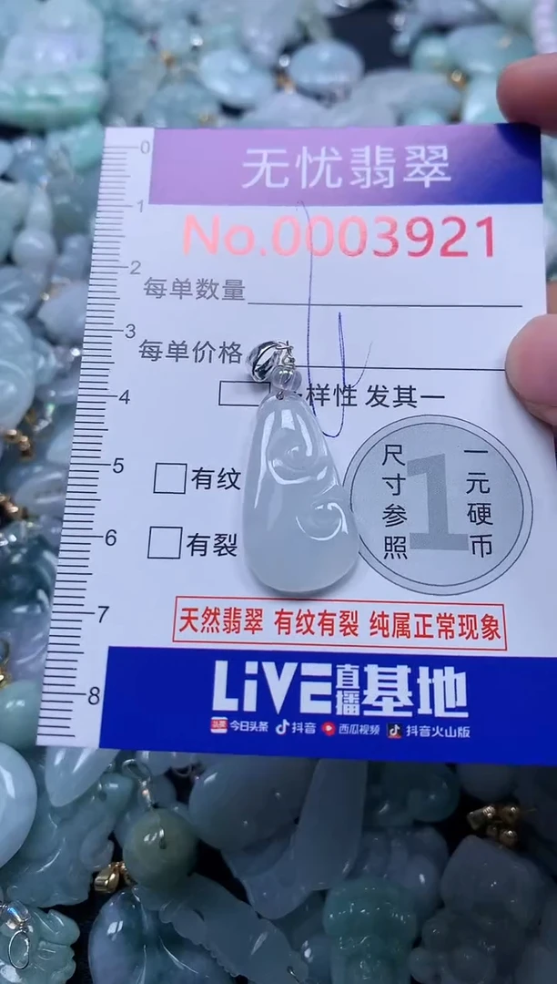 颈饰未镶嵌翡翠3921