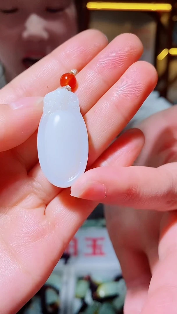和田玉未镶嵌挂件1