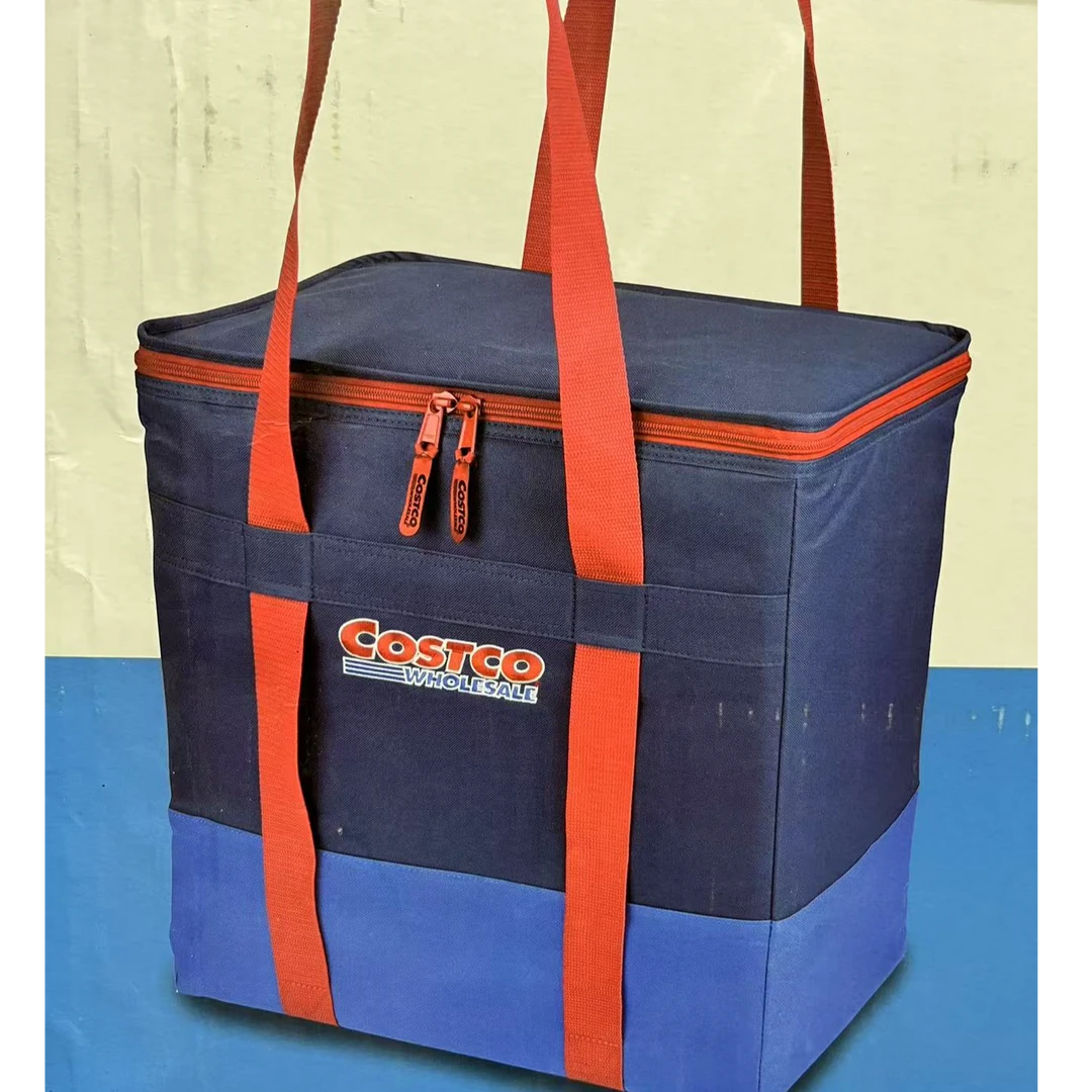 上海Costco大容量保温包送餐外卖保温箱可拎可背两用 41*25*41cm