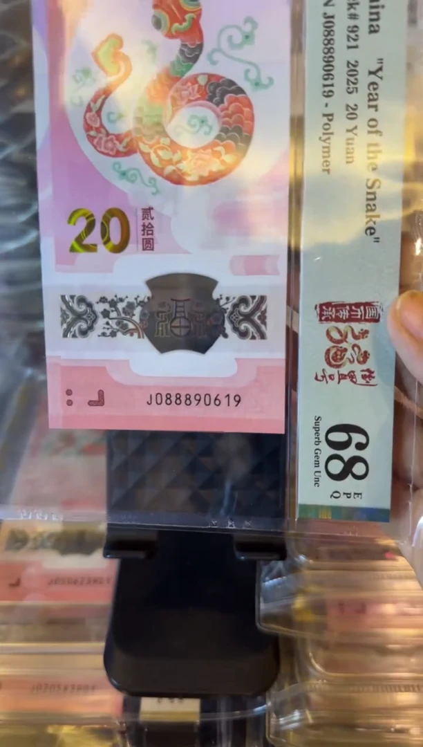 塑料2025 蛇钞 单张 088890619