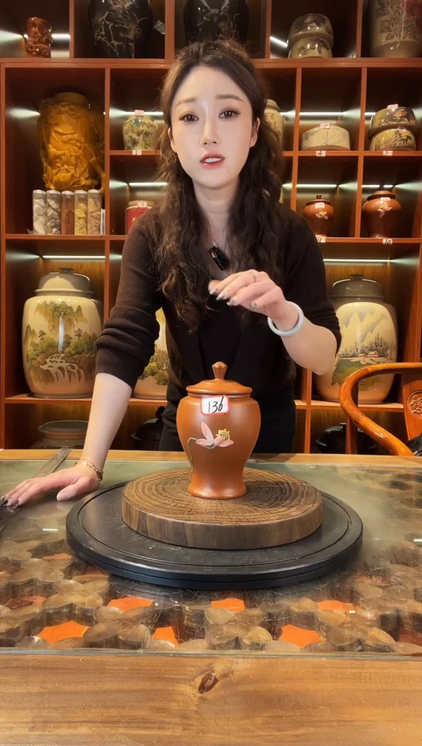 罐云南建水紫陶复烧小茶罐@136