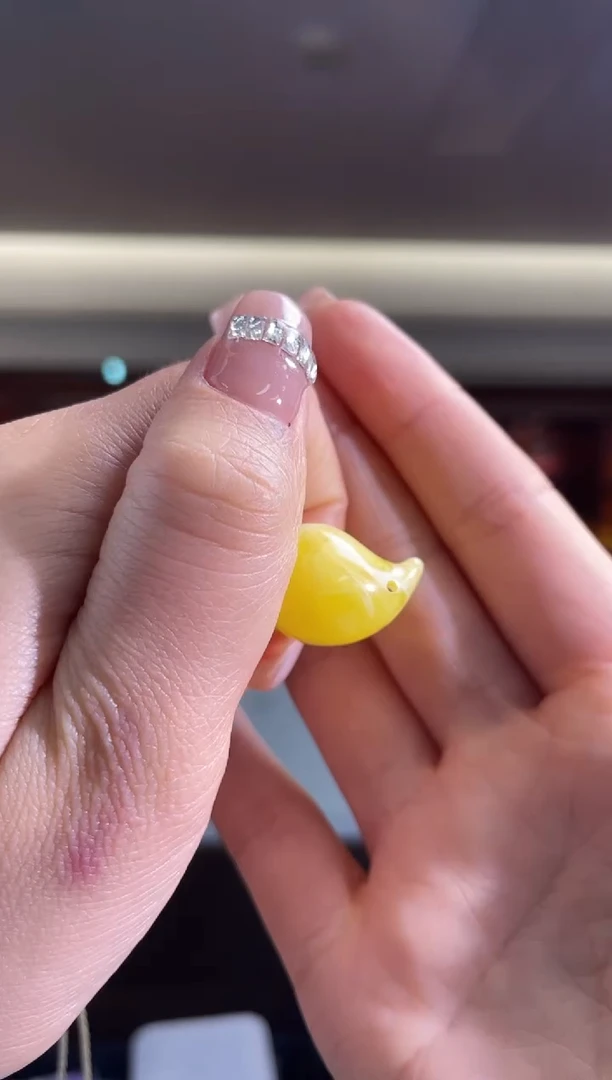 蜜蜡颈饰未镶嵌（多样性发一件）