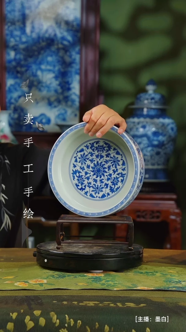 瓷片景德镇手工手绘陶瓷