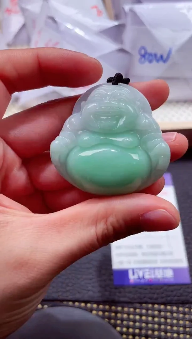 未镶嵌挂件翡翠000888