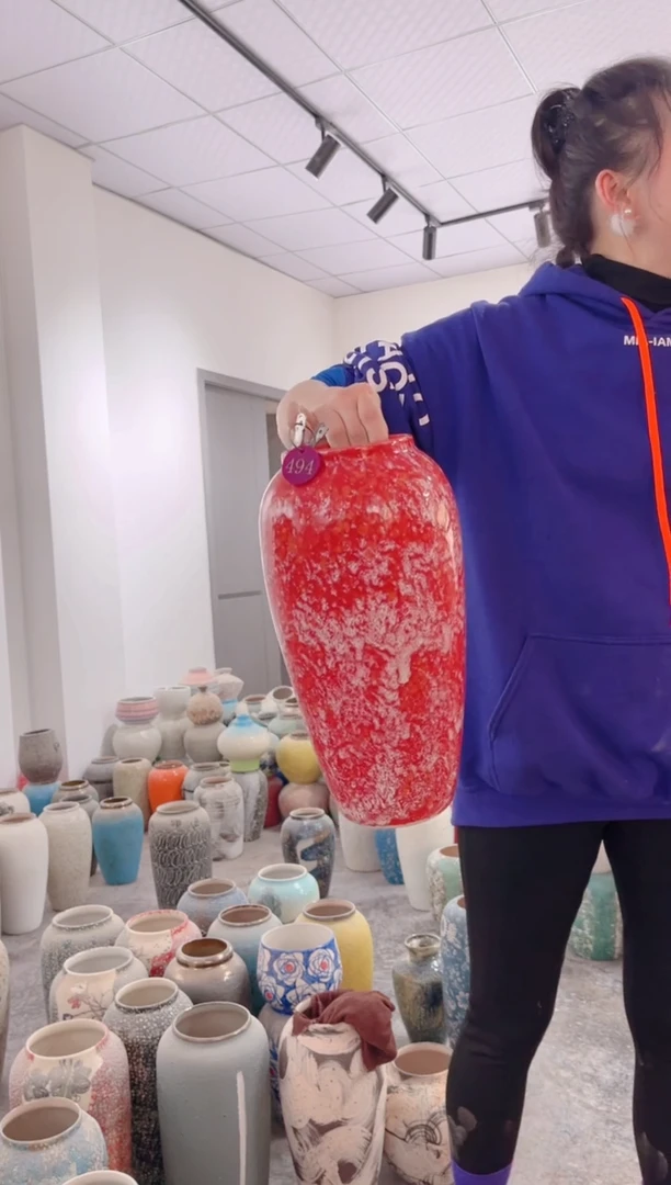 【闪购商品】瓶494 陶瓷花瓶 无花 微瑕5