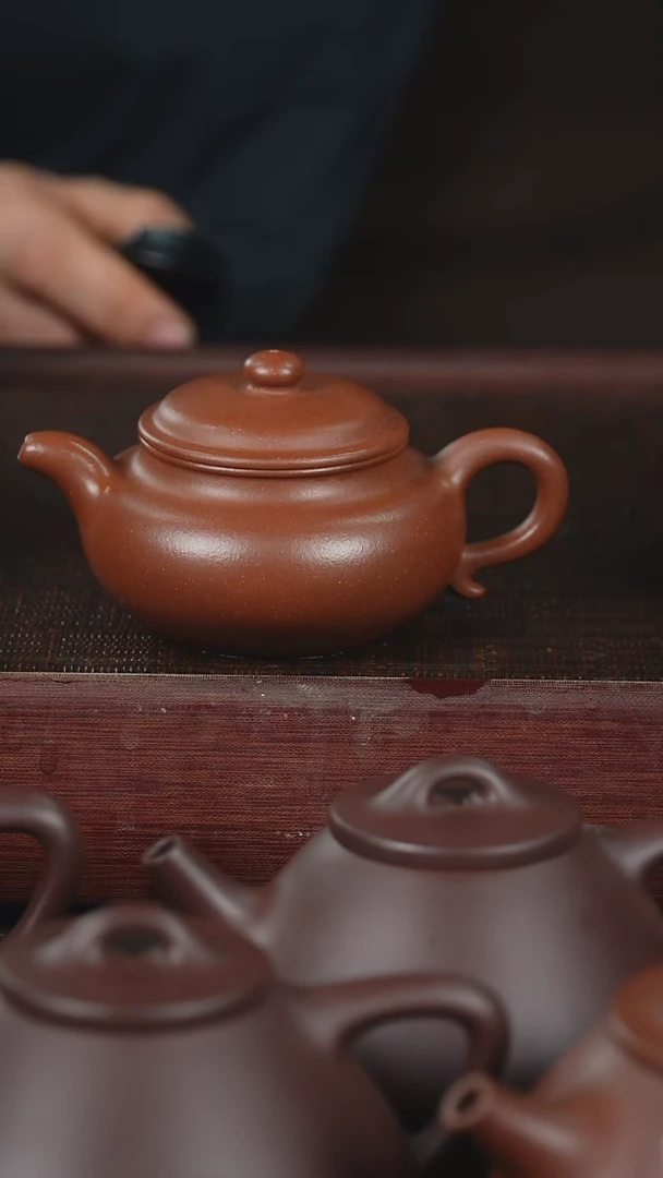 【闪购商品】紫砂茶壶150cc底槽清小仿古