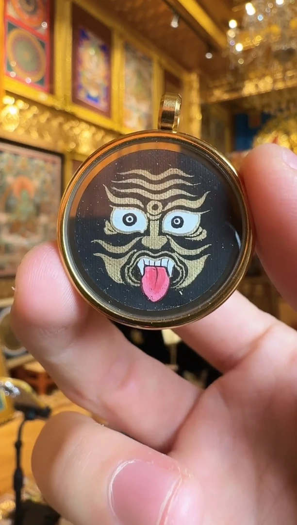 吊坠扎基拉姆---热贡纯手绘