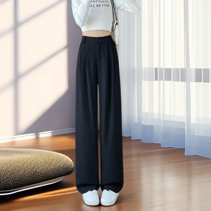 【雅岚女装】时尚洋气显瘦西装裤垂感高级感春夏高腰百搭休闲小个子