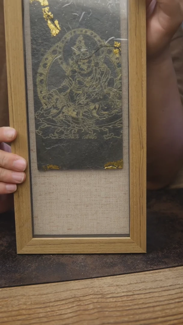 甘石陶艺岩板画款116