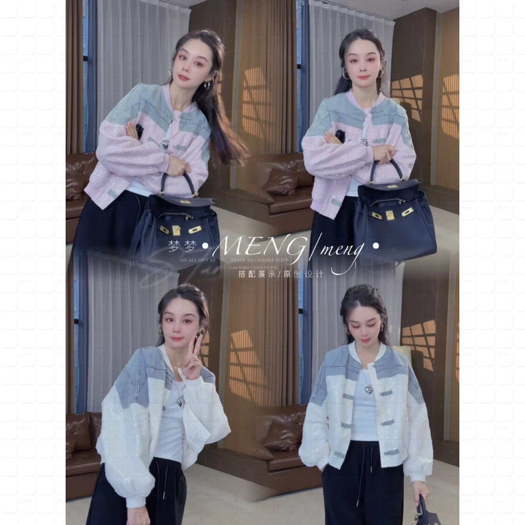 Meng  流年  早春新中式设计轻薄外套*3066