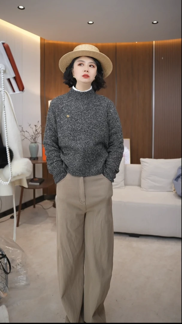 灰色针织衫~~~~~~~~~~~~