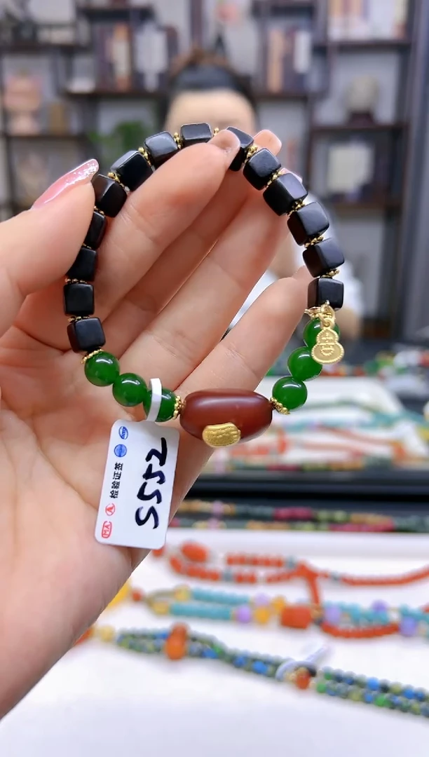 【闪购商品】和田玉（碧玉）手链未镶嵌S552