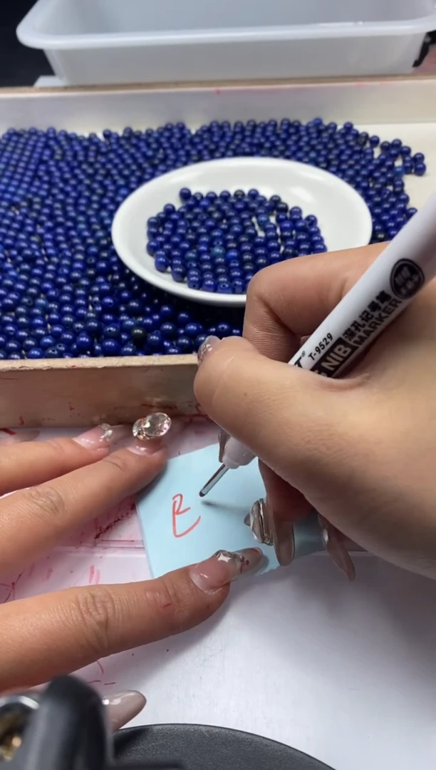 【闪购商品】玛瑙/玉髓颈饰未镶嵌w241青*金石6mm*30颗