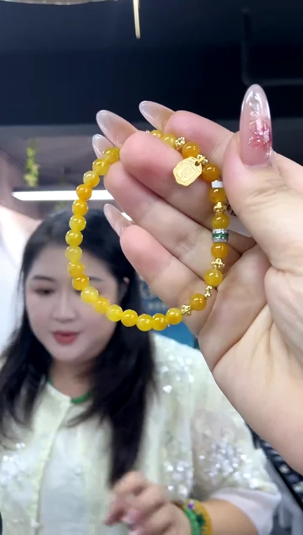 未镶嵌手链翡翠多样性发其一颜色微差