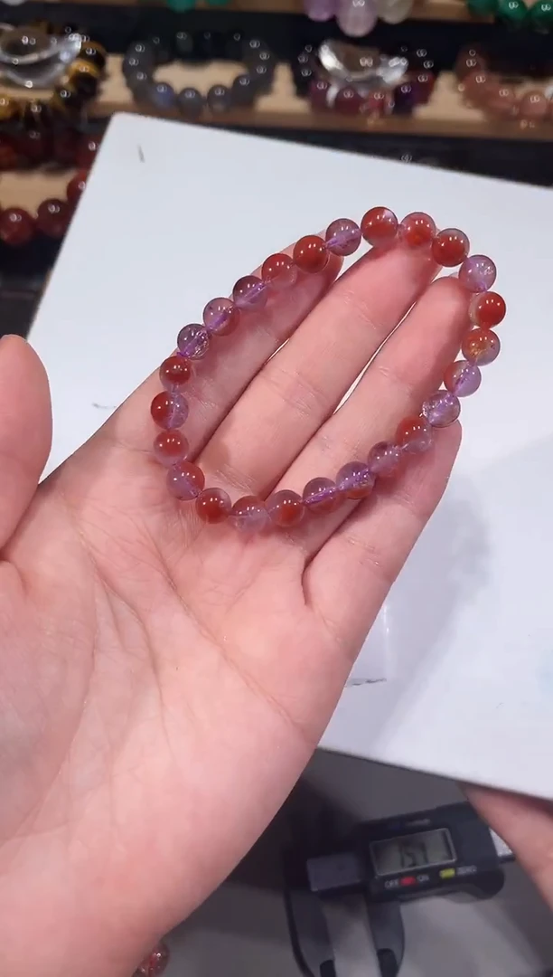 未镶嵌手链水晶A045极光23手链7mm