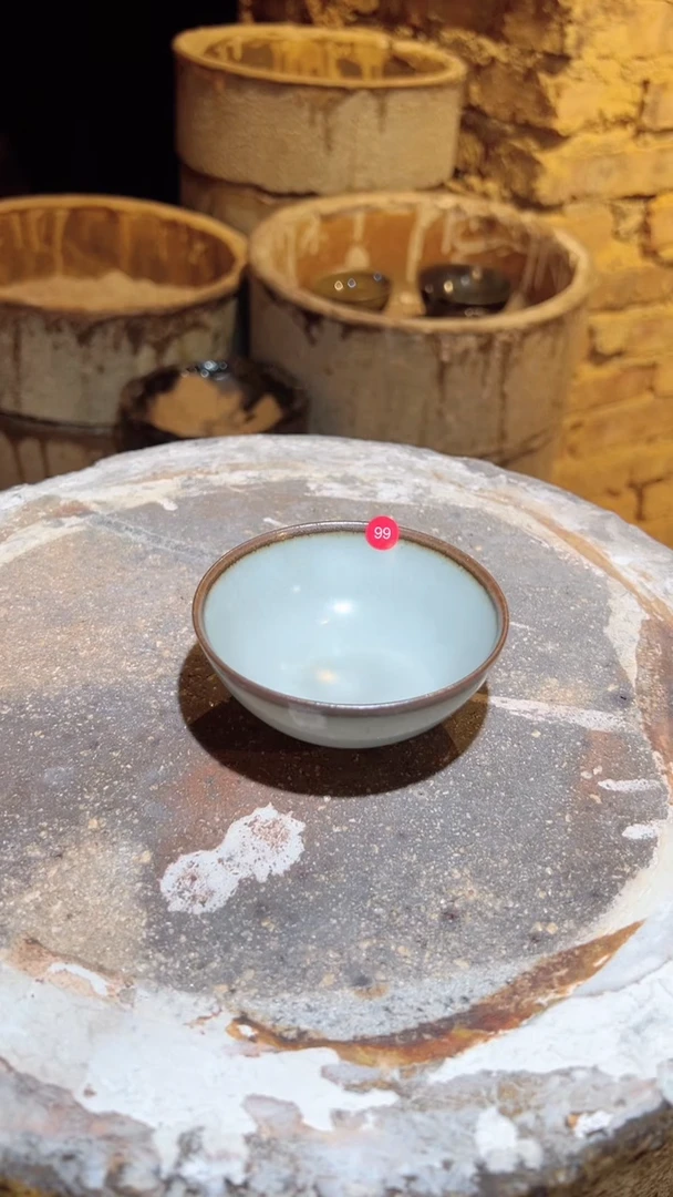 茶盏99柴烧建盏主人杯