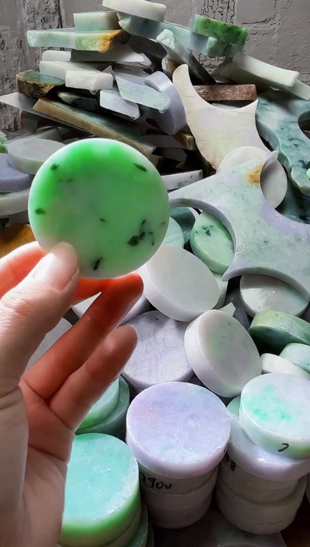 裸石翡翠天然翡翠A货玉 南 643