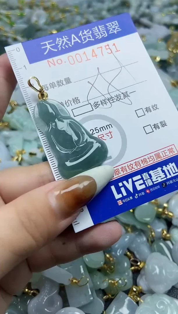 【闪购商品】翡翠颈饰未镶嵌天然A货翡翠