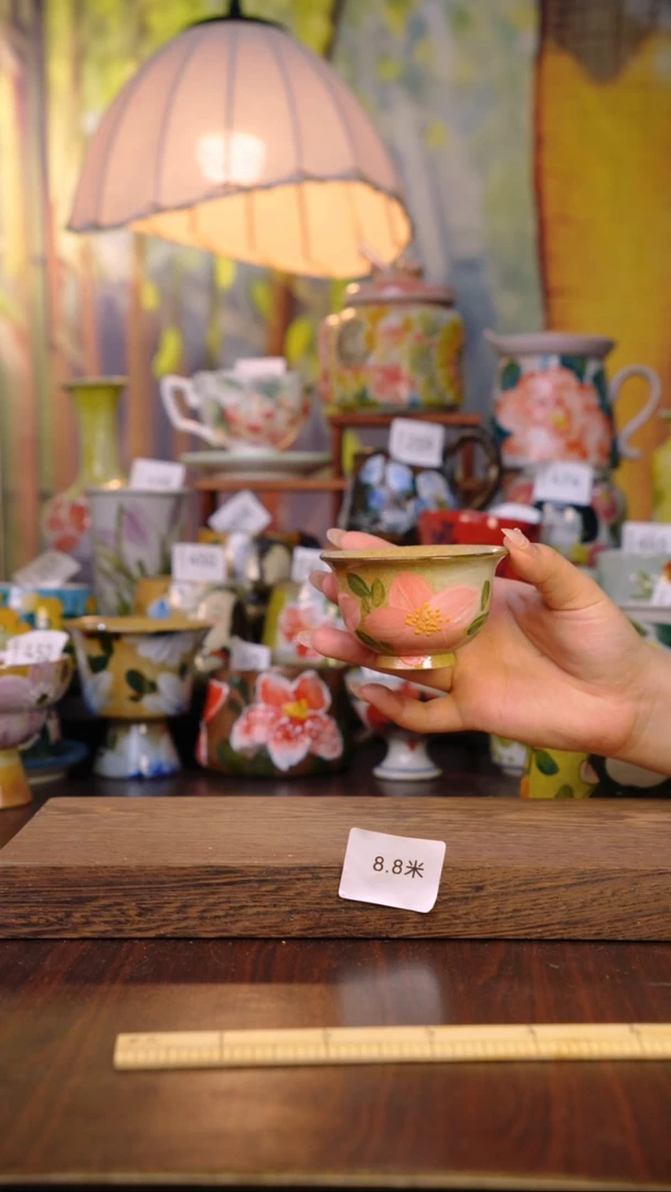 摆件泥垚手作 景德镇手工手绘器物