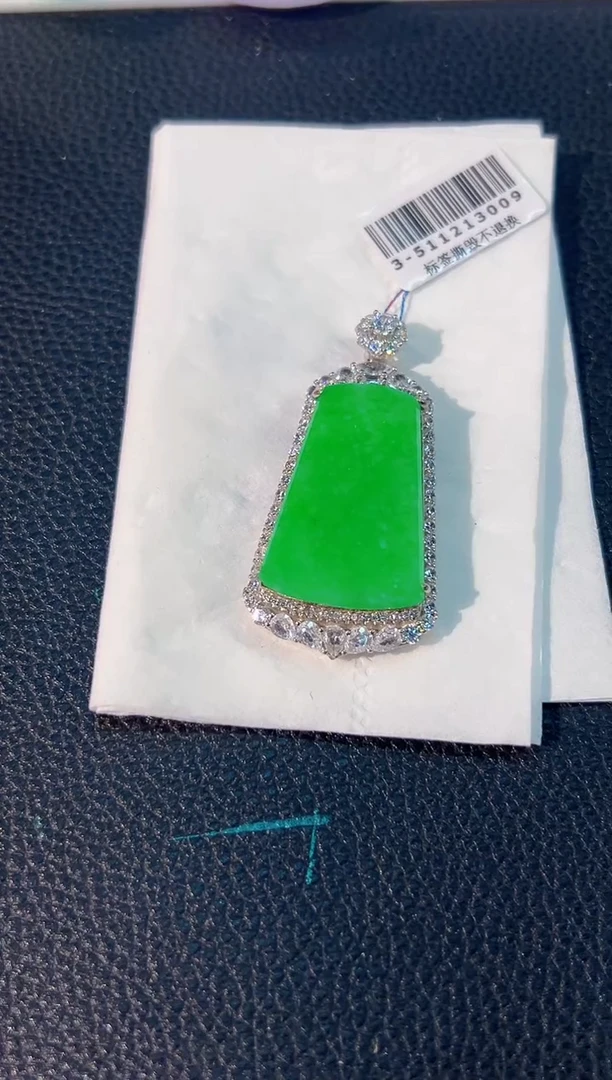 颈饰未镶嵌翡翠 缅料A货/支持复检/一件