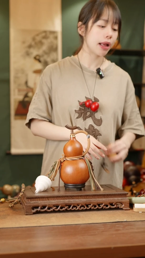 133号精品天然大漆酒葫芦一物一拍~